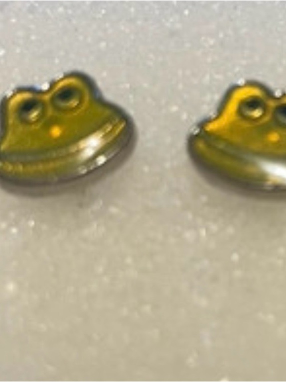 Frog Charm Stud Earrings for Women